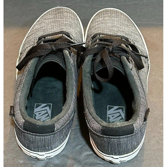 Vans Old Skool Tweed Black and Gray Low Top Skate Shoe Men's Size 8.5 - Picture 6 of 12